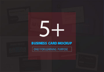 Business Card Mockup Bundle 02